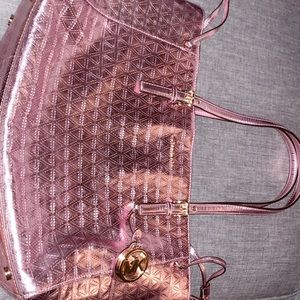Michael Kors metallic large purse